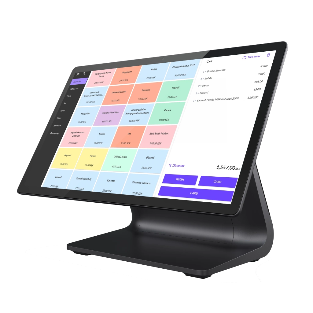 Elo 15'' Android kasse - Open Two